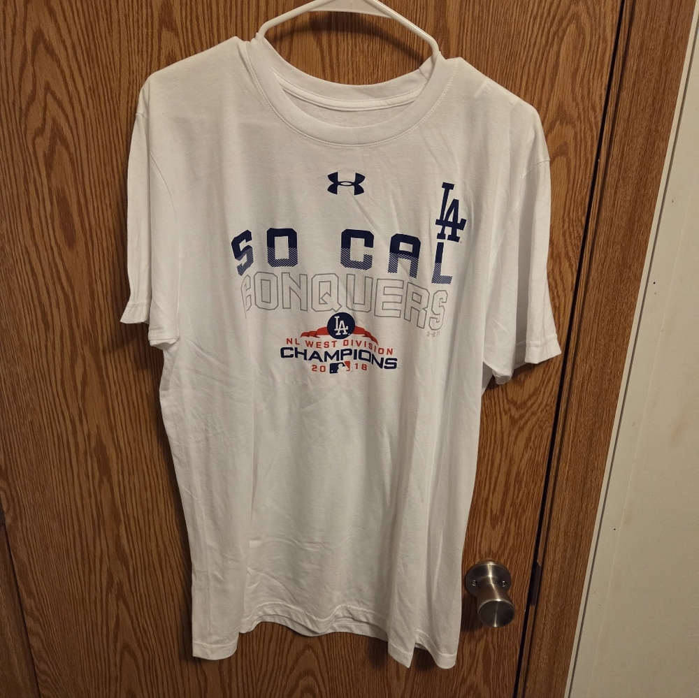 Under Armour Los Angeles Dodgers Shirt Sz Large Men's NWOT MLB